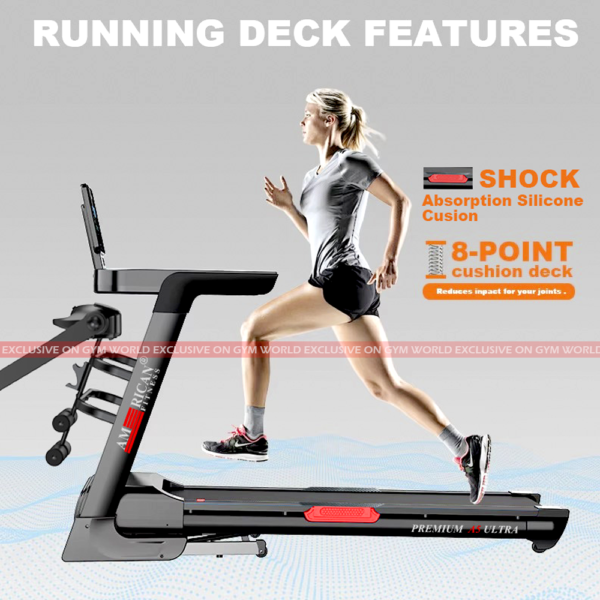 AMERICAN FITNESS PREMIUM A5 ULTRA MULTIFUNCTIONAL MOTORIZED TREADMILL - Image 3