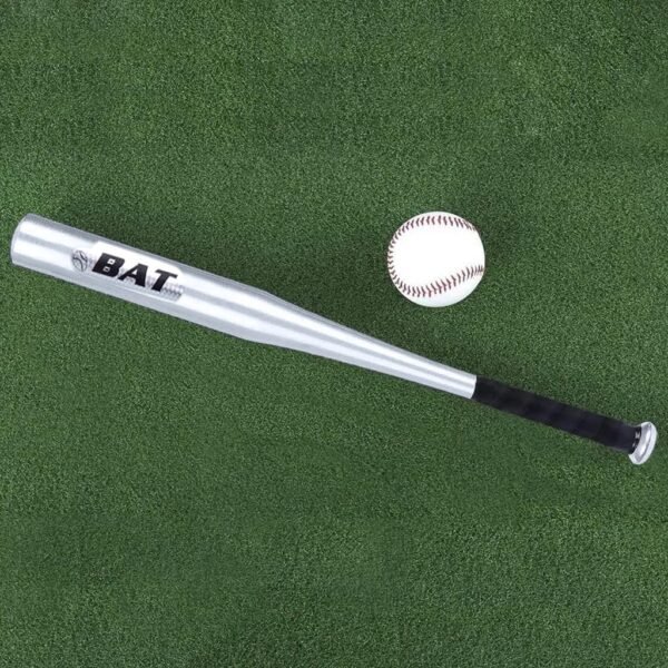 32 SIZE BASEBALL BAT HEAVY FULLY IRON (RED, SILVER, BLACK) WITH BAG - Image 7