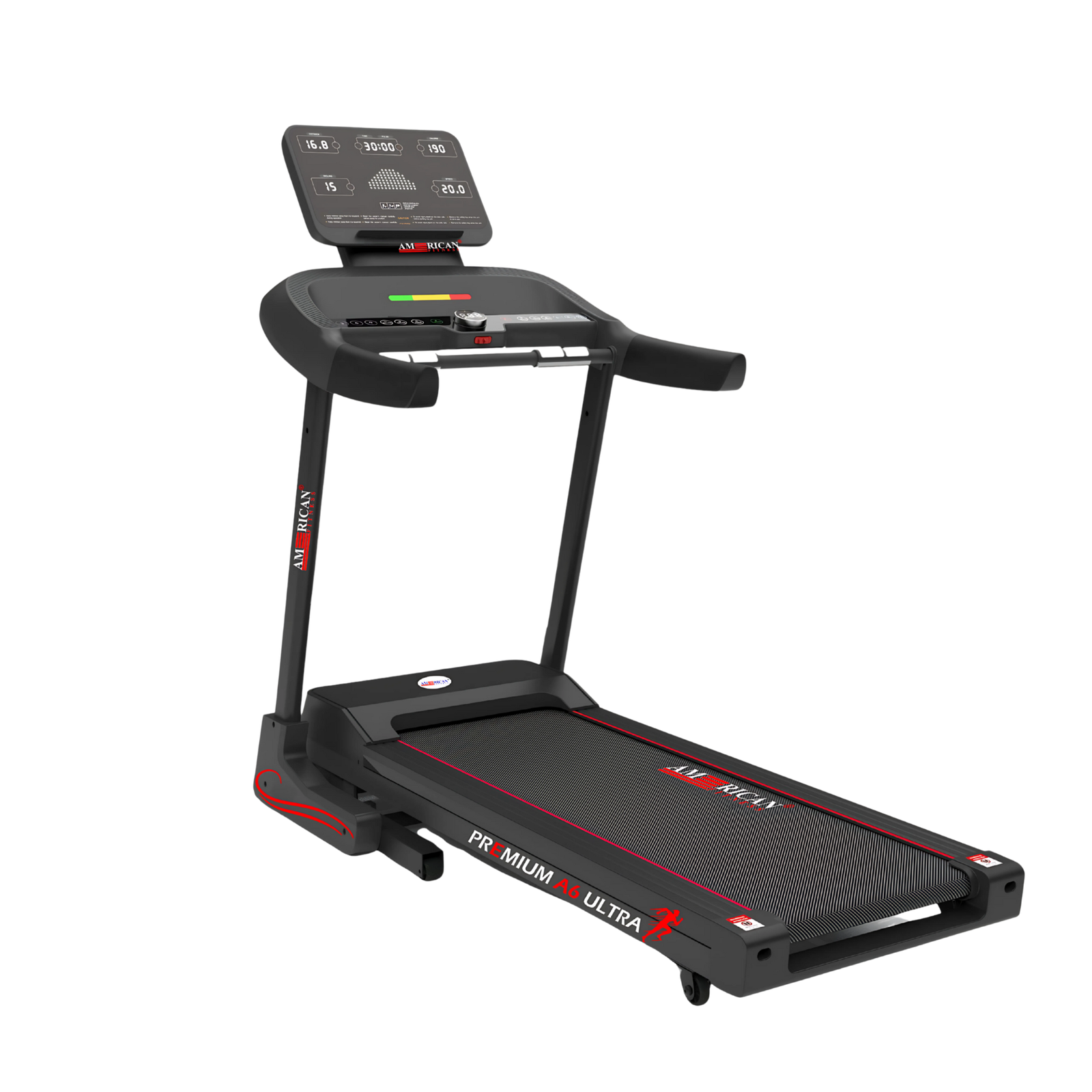 AMERICAN FITNESS PREMIUM A6 ULTRA MULTI-OPTION MOTORIZED AC MOTOR TREADMILL