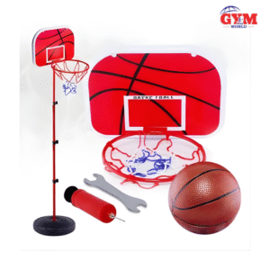 Adjustable Basketball Hoop Stand Rack Kids – Basketball Set