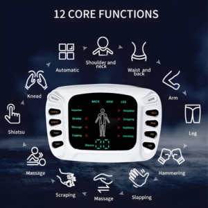 Full Body Tens Acupuncture Electric Therapy Massager Meridian Physiotherapy Muscle Stimulator Apparatus Slimming