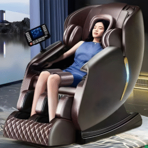 OEM Electric Heated Full Body 2D Zero Gravity SL Track Japanese Massage Chair with Airbags